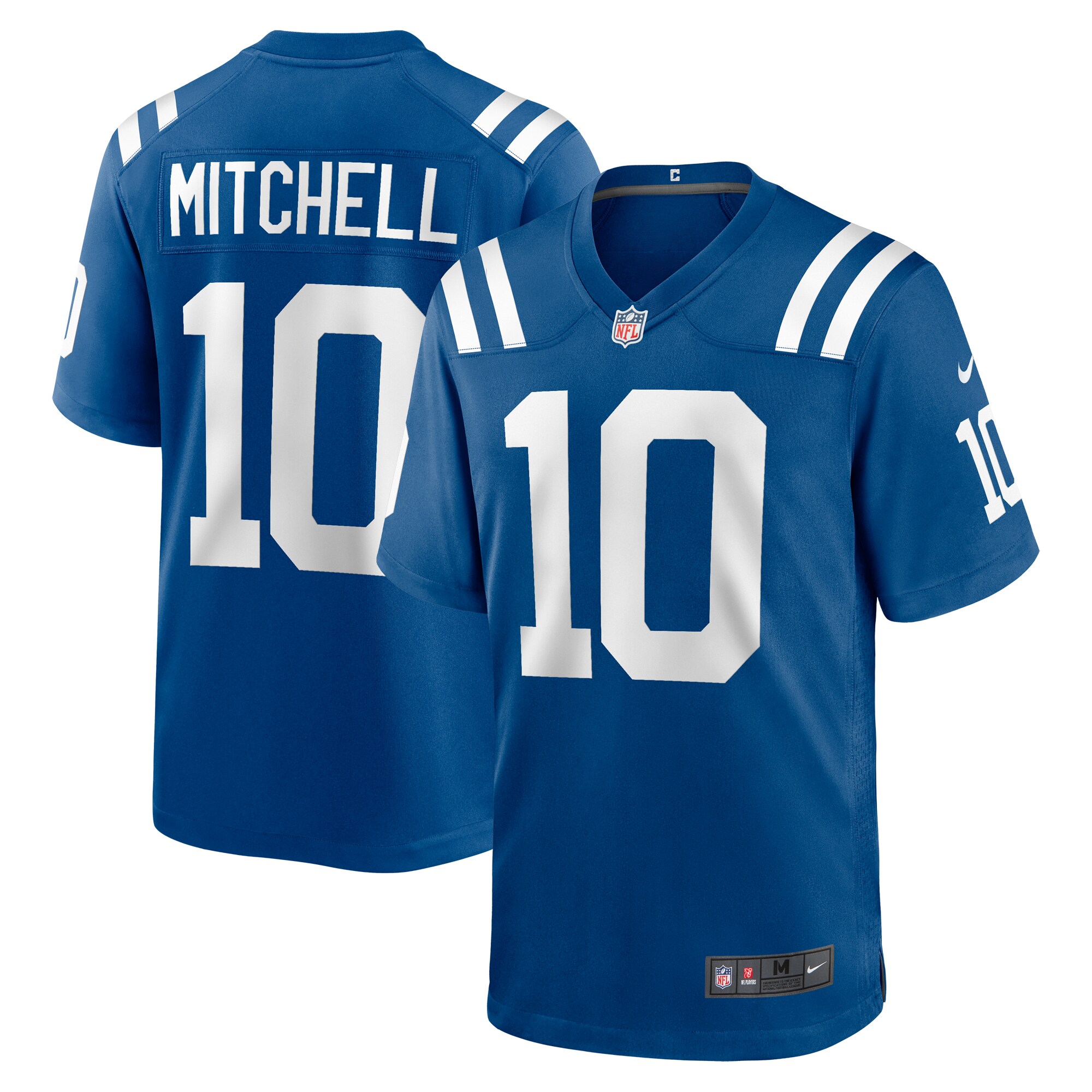 Indianapolis Colts Adonai Mitchell Royal Player Game NFL Jersey Men's