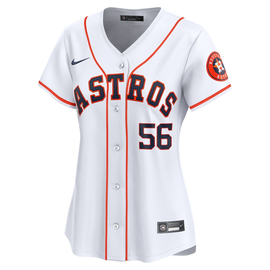 Ronel Blanco 56 Houston Astros Home Limited White MLB Jersey Women's