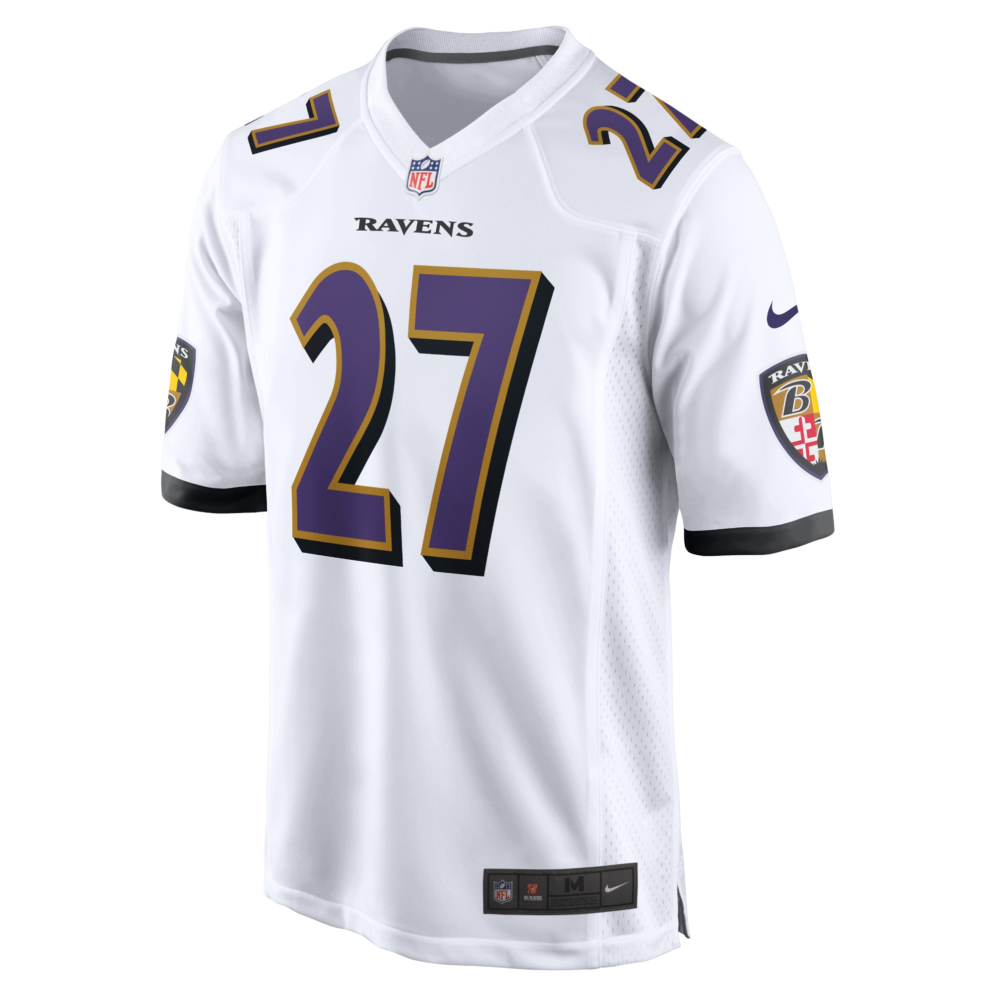 Baltimore Ravens J.K. Dobbins White Game NFL Jersey Men's