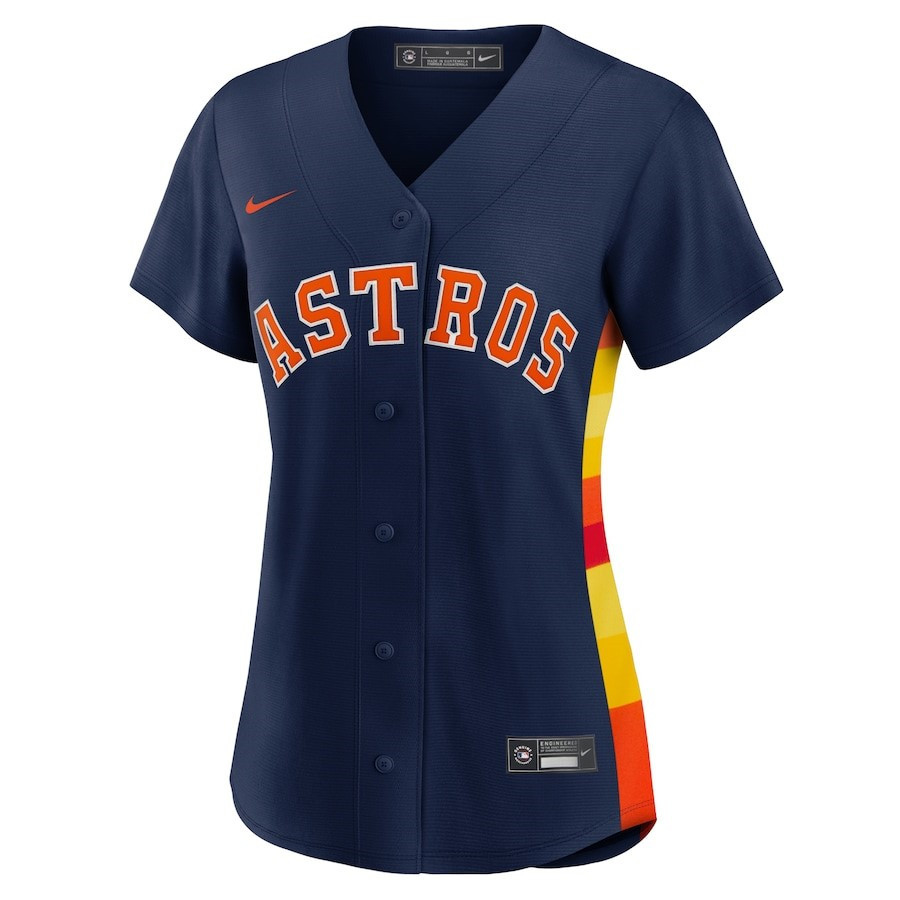 Houston Astros Alternate Team Navy MLB Jersey Women's