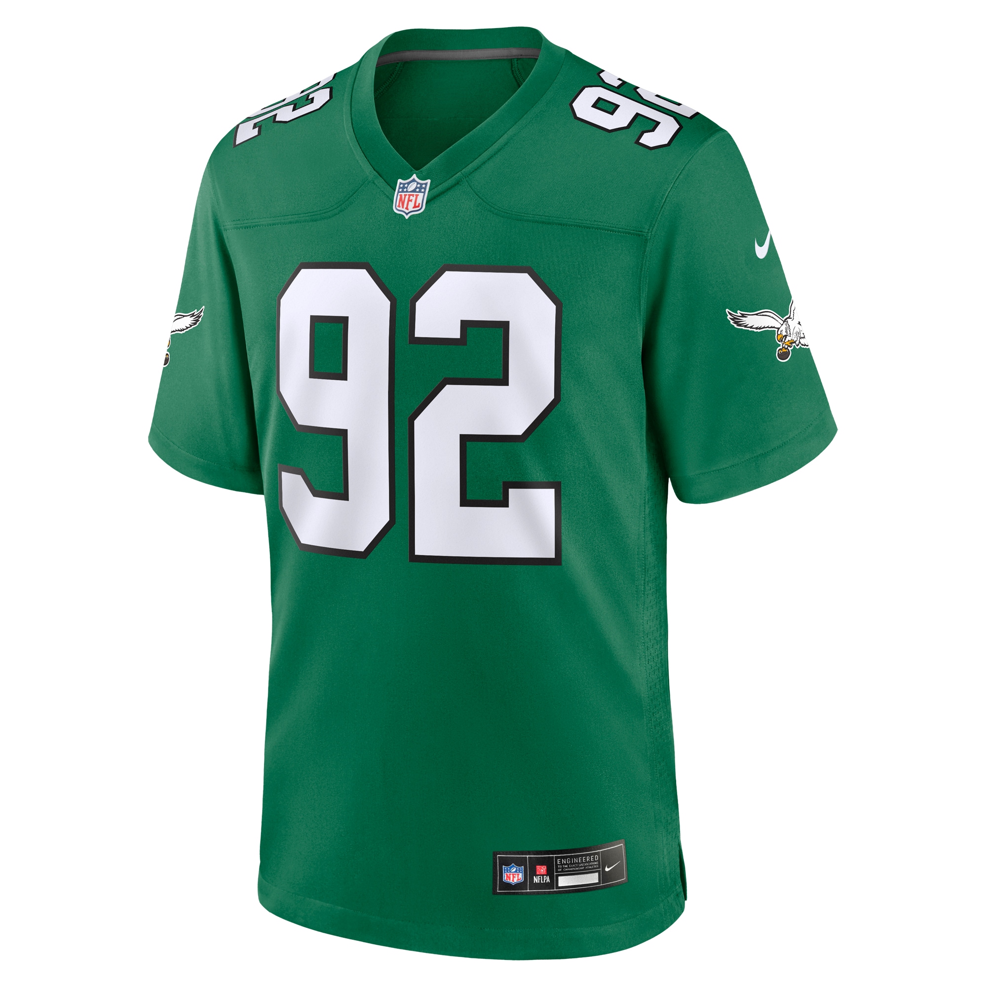 Philadelphia Eagles Reggie White Kelly Green Alternate Game NFL Jersey Men's