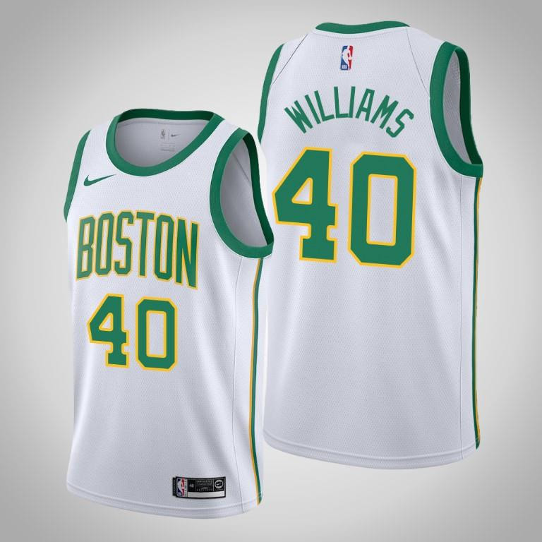 Boston Celtics Grant Williams 4 White Swingman City Edition NBA Jersey Men's
