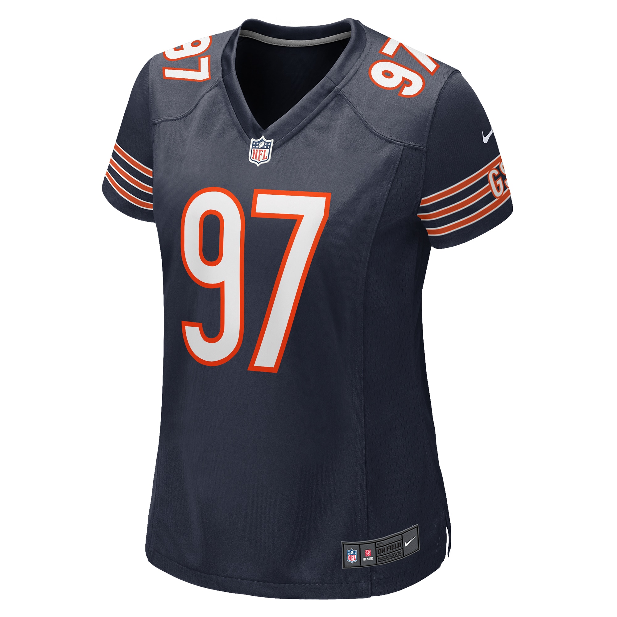 Chicago Bears Andrew Billings Navy Game NFL Jersey Women's
