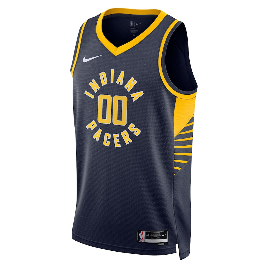 Indiana Pacers 2023/24 Icon Swingman Custom Navy NBA Jersey Men's