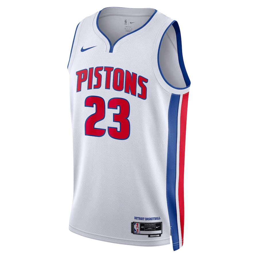 Jaden Ivey 23 Detroit Pistons Unisex Swingman Association Editio White NBA Jersey Unisex