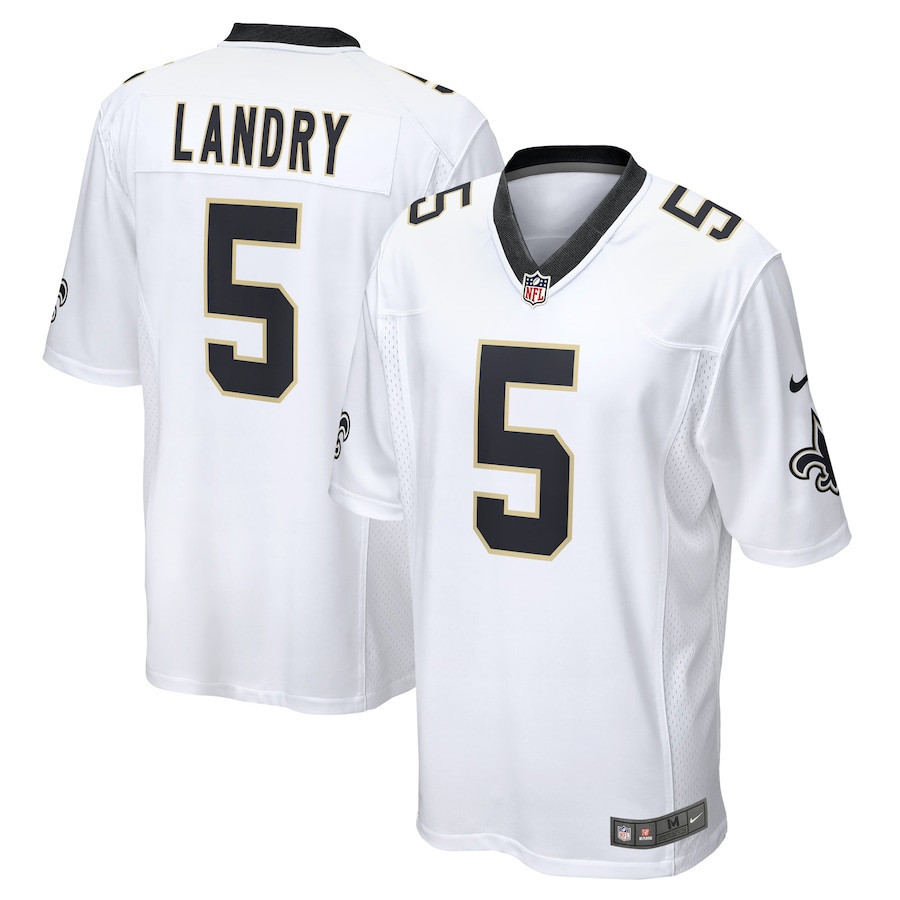 Jarvis Landry 5 New Orleans Saints Game White NFL Jersey Men's