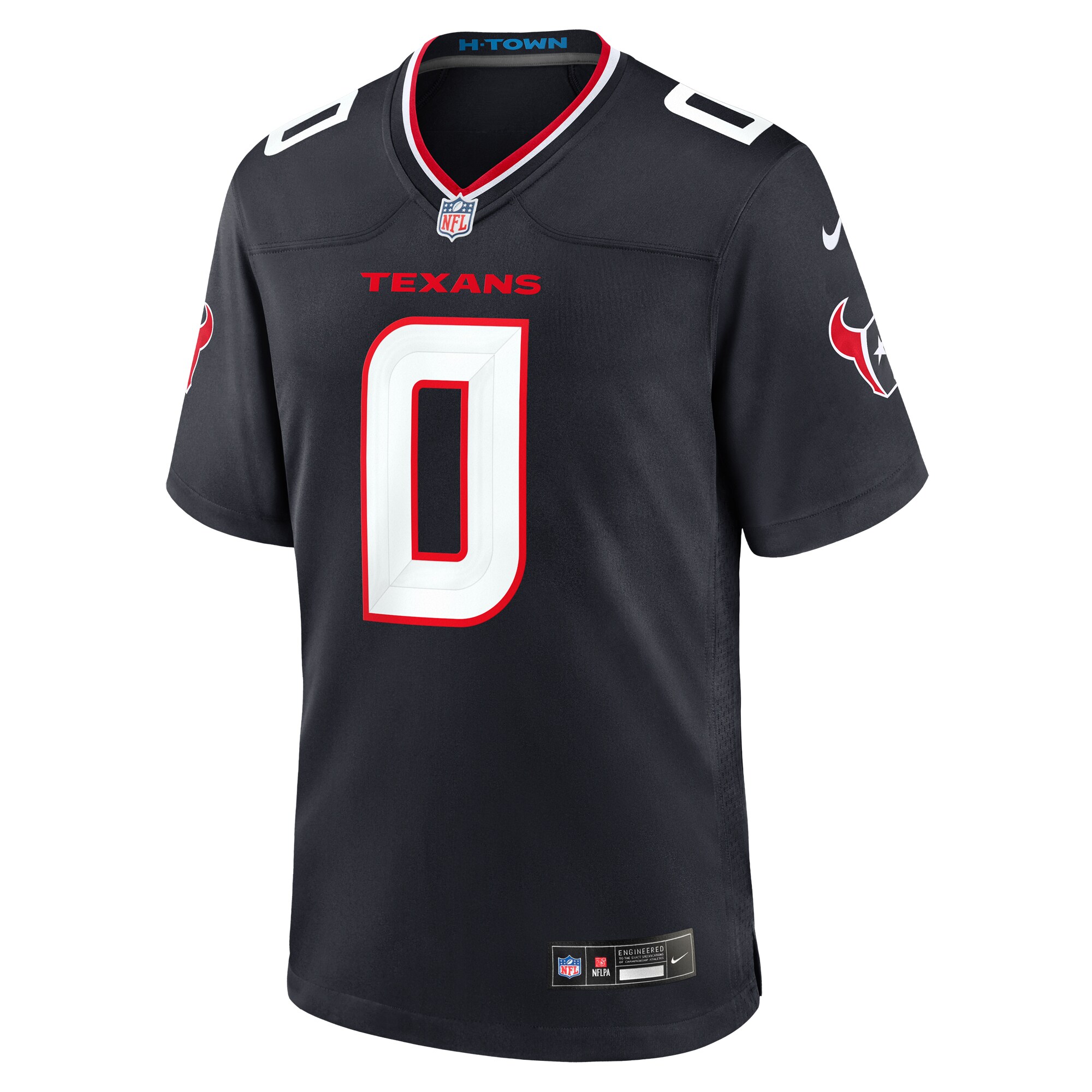 Houston Texans Azeez Al-Shaair Navy Team Game NFL Jersey Men's