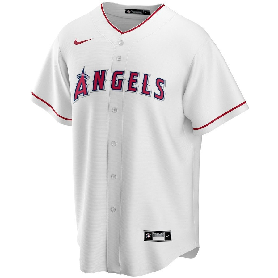 Jake Lamb 18 Los Angeles Angels Home White MLB Jersey Men's