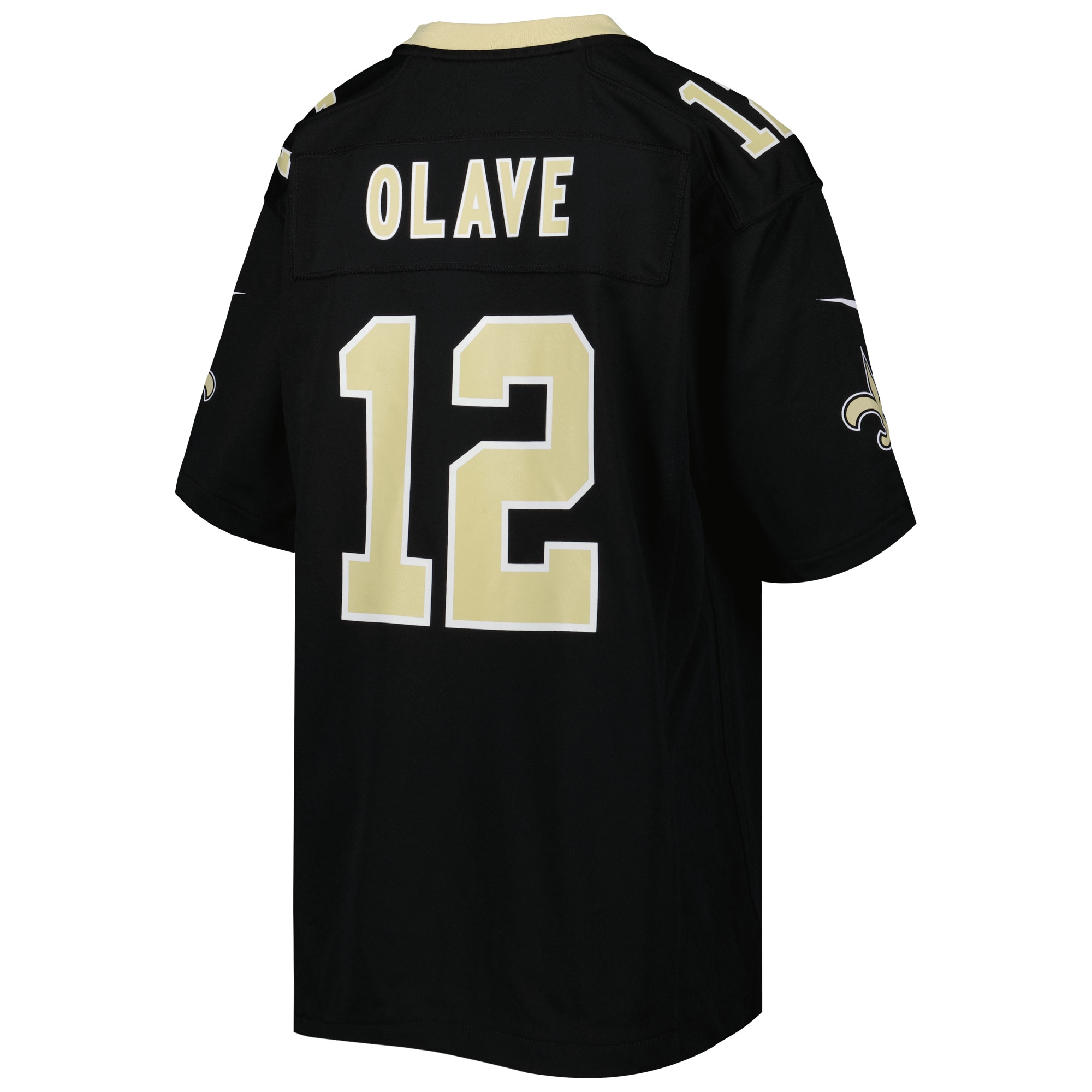 New Orleans Saints Chris Olave Black Game NFL Jersey Youth