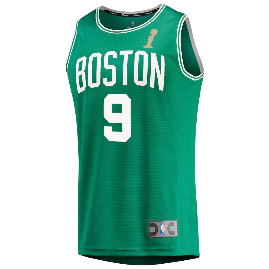 Derric White 9 Boston Celtics 2024 FINALS CHAMPIONS Kelly Green Icon Edition NBA Jersey Men's
