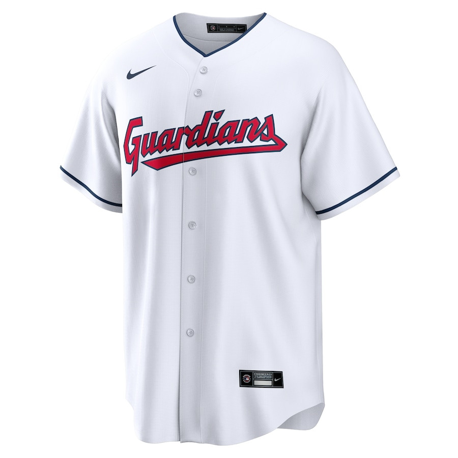 Josh Naylor 22 Cleveland Guardians Home White MLB Jersey Men's