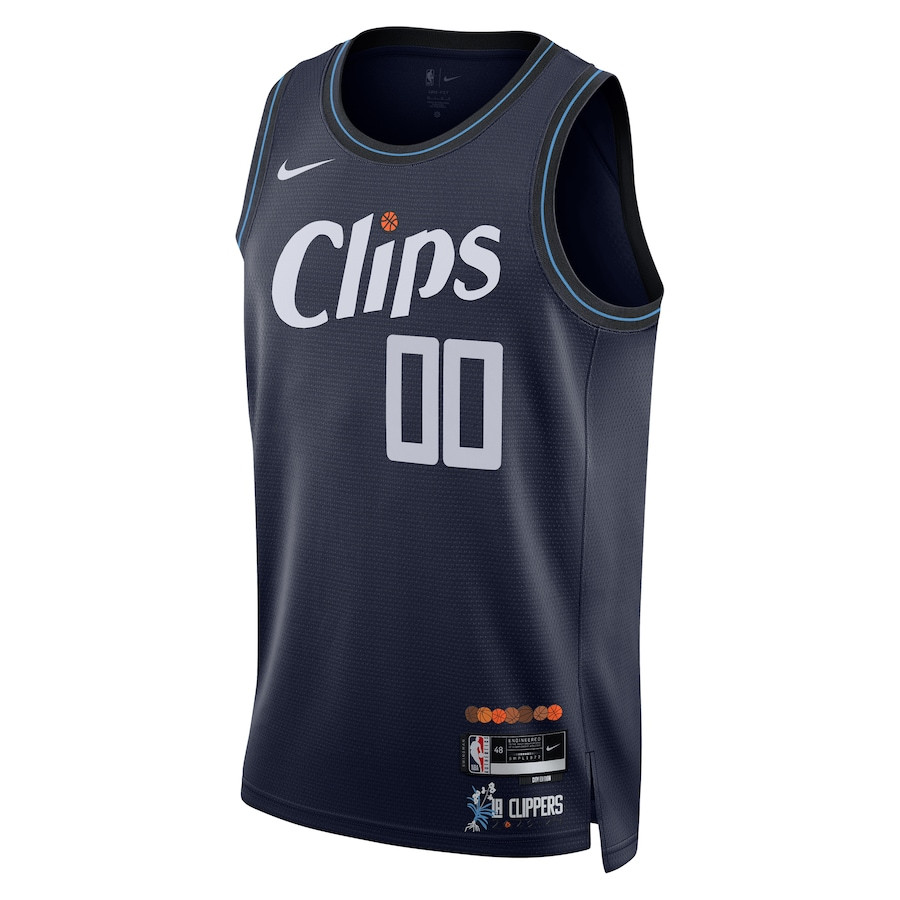 Los Angeles Clippers 2023/24 City Swingman Custom Navy NBA Jersey Men's