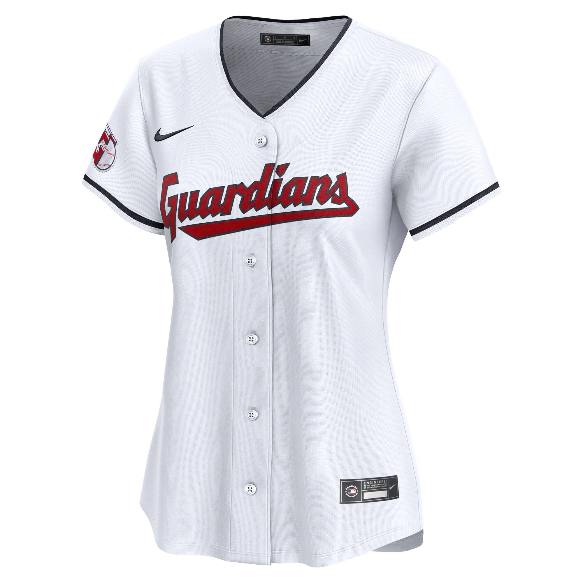 Cleveland Guardians White #1 Mom Home Limited MLB Jersey Women's