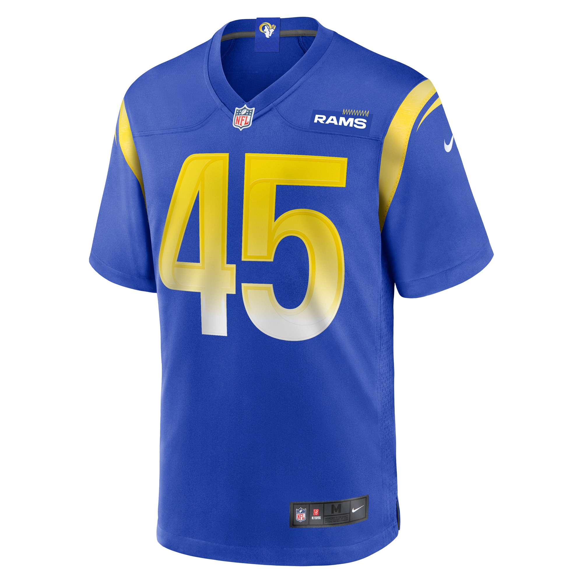 Los Angeles Rams Neal Johnson Jr Royal Game NFL Jersey Men's