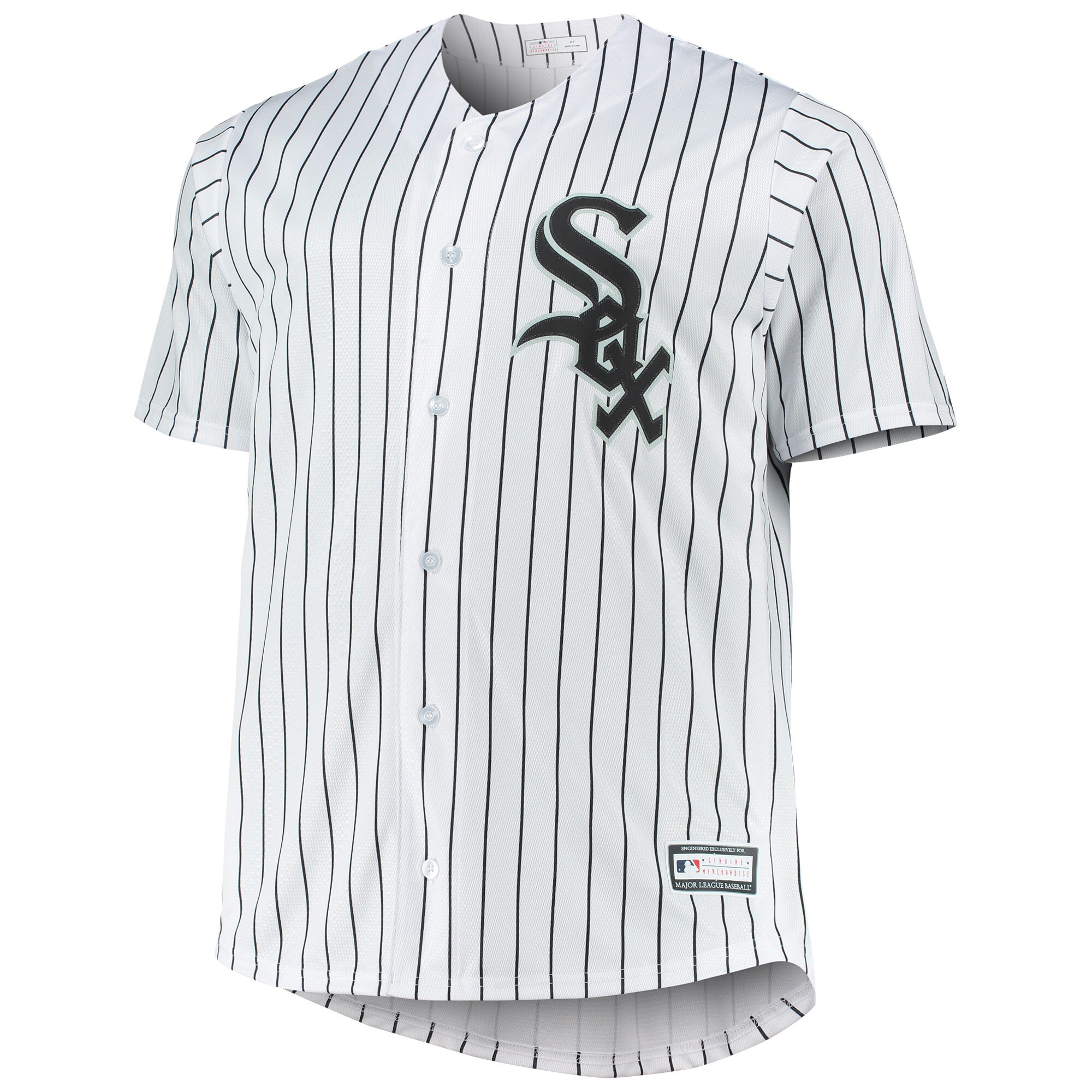 Chicago White Sox Eloy Jimenez White Big Tall Player MLB Jersey Men's