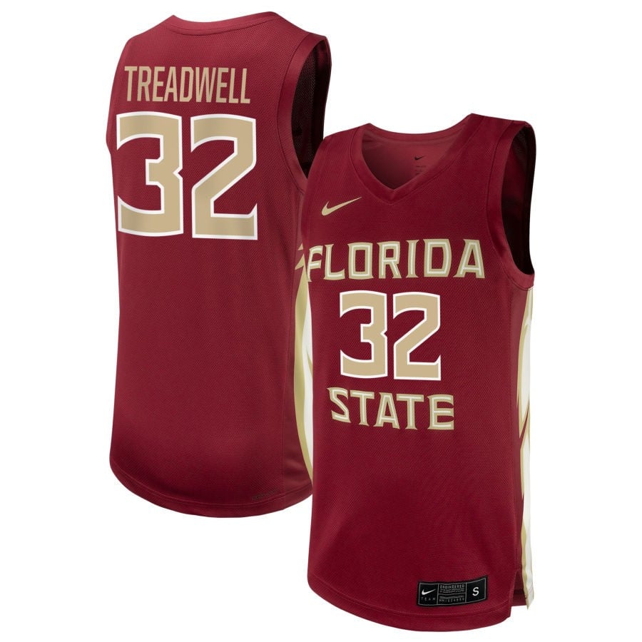 Avery Treadwell 32 Florida State Seminole Unisex NIL Garnet NCAA Jersey Unisex