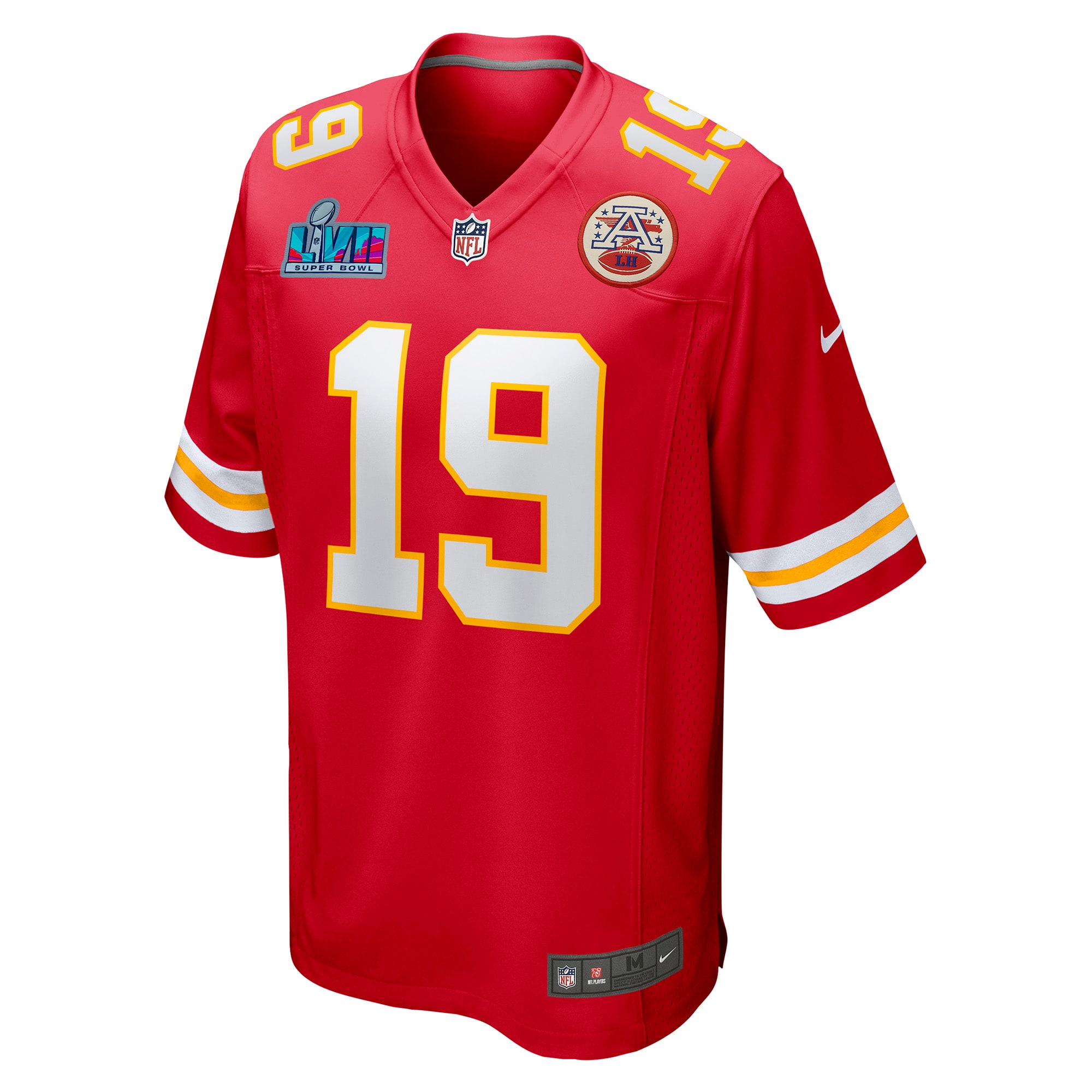 Kansas City Chiefs Kadarius Toney Red Super Bowl LVII (2022 Season) Patch Game NFL Jersey Men's