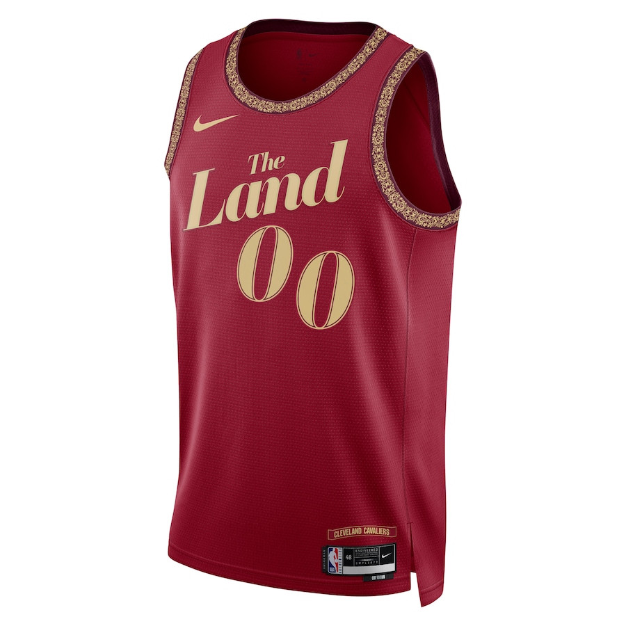 Cleveland Cavaliers 2023/24 City Edition Swingman Custom Wine NBA Jersey Men's