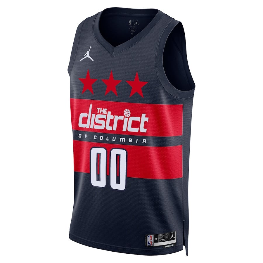 Washington Wizard Unisex 2024/25 Custom Swingman Statement Edition Navy NBA Jersey Unisex