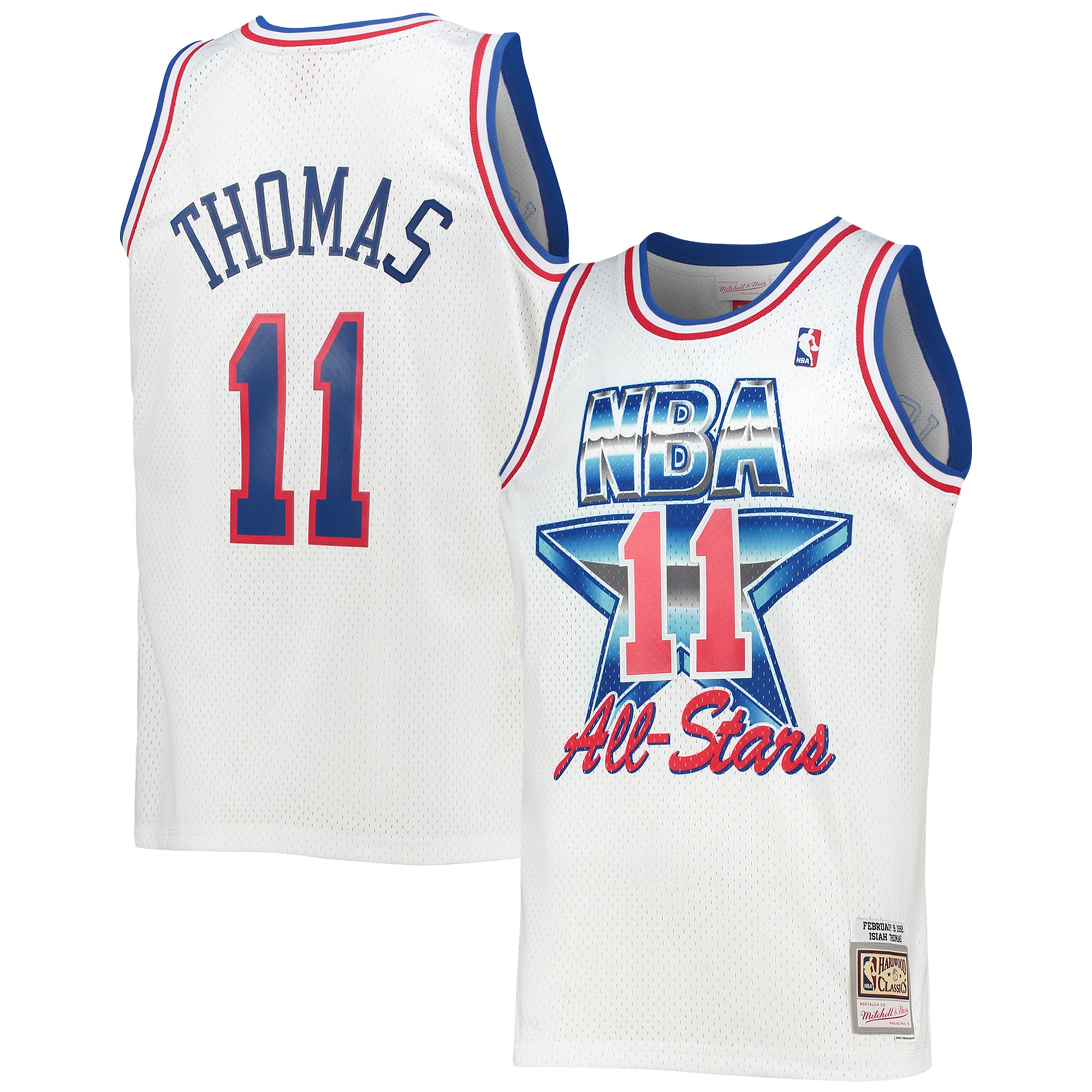 Mitchell Ness Isiah Thoma White Eastern Conference Hardwood Classics 1992 All Star Game Swingman NBA Jersey Men's