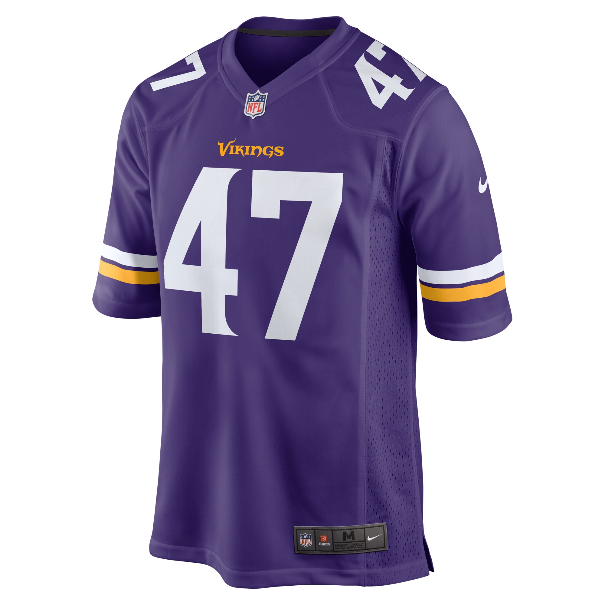 Minnesota Vikings Dwight McGlothern Jr. Purple Game NFL Jersey Men's