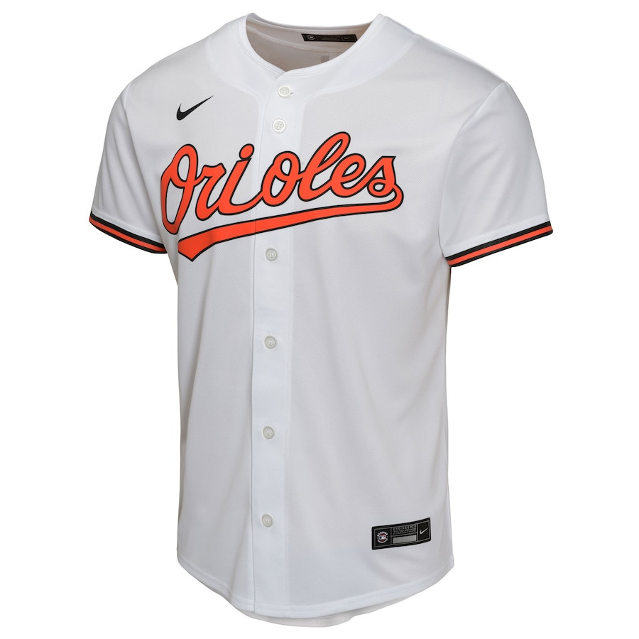 Jackson Holliday 7 Baltimore Orioles Home Game White MLB Jersey Youth