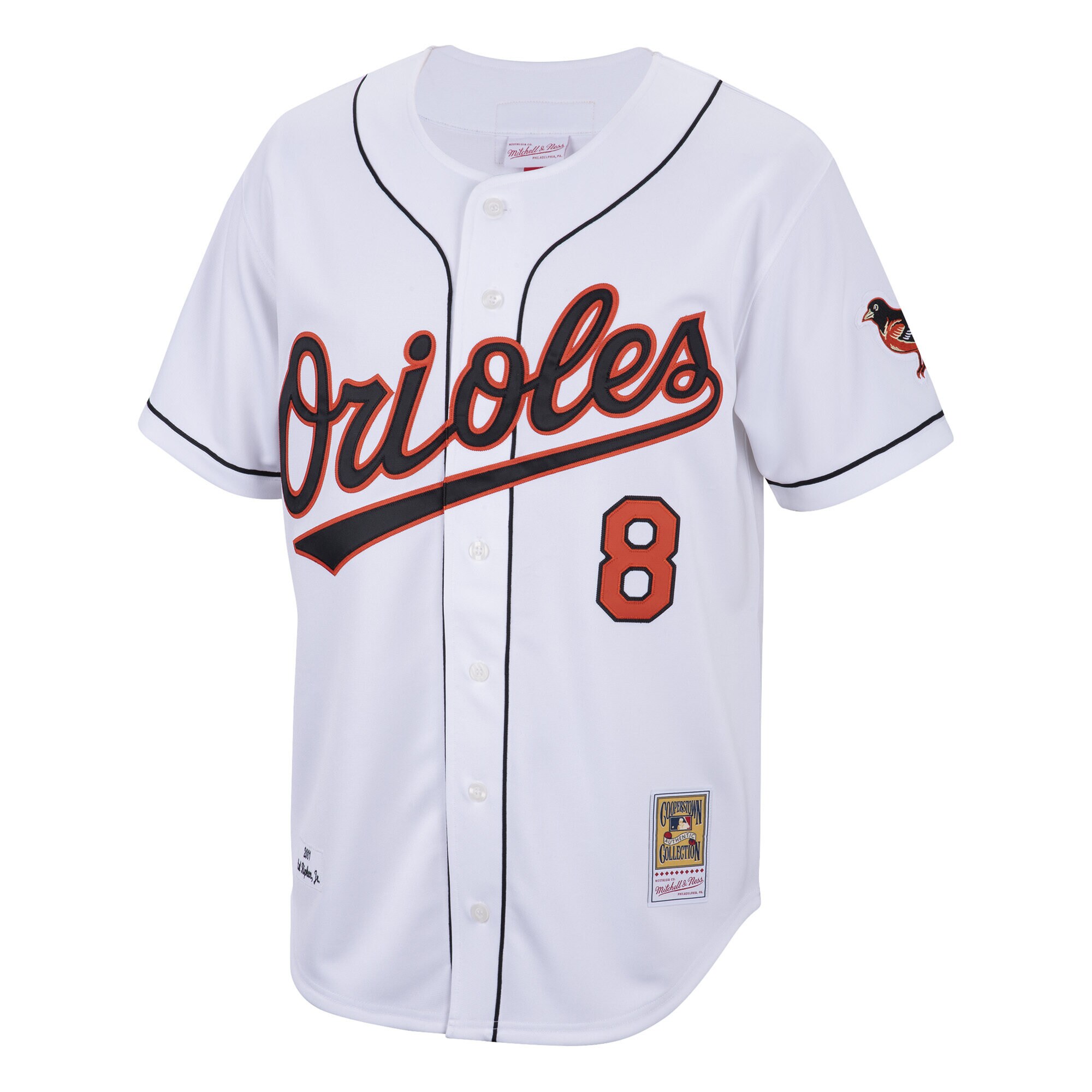 Baltimore Orioles Cal Ripken Jr. White Cooperstown Collection 2001 Player MLB Jersey Men's
