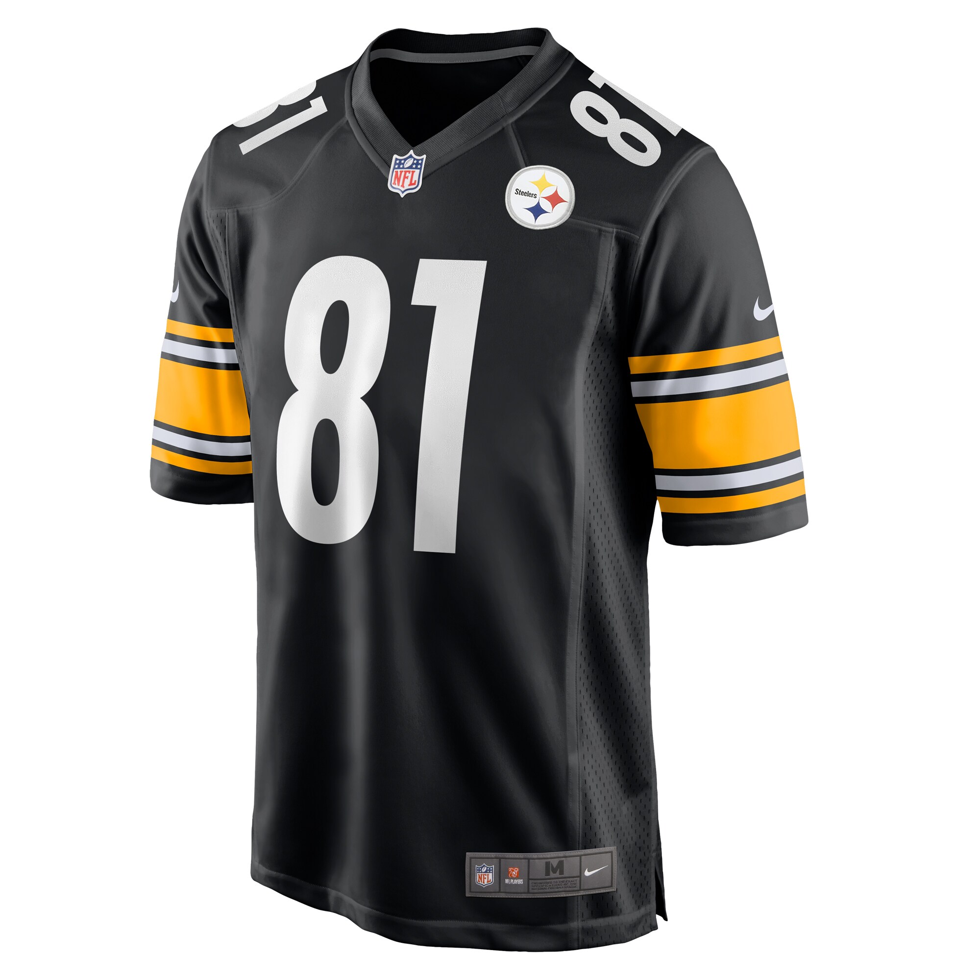 Pittsburgh Steelers Scotty Washington Black Game NFL Jersey Men's
