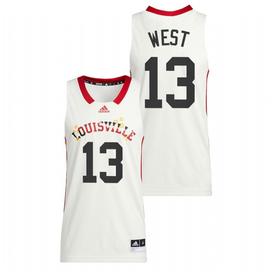 Jarrod West 1 White Louisville Cardinals 2022 Honoring Black Excellence NCAA Jersey Men's