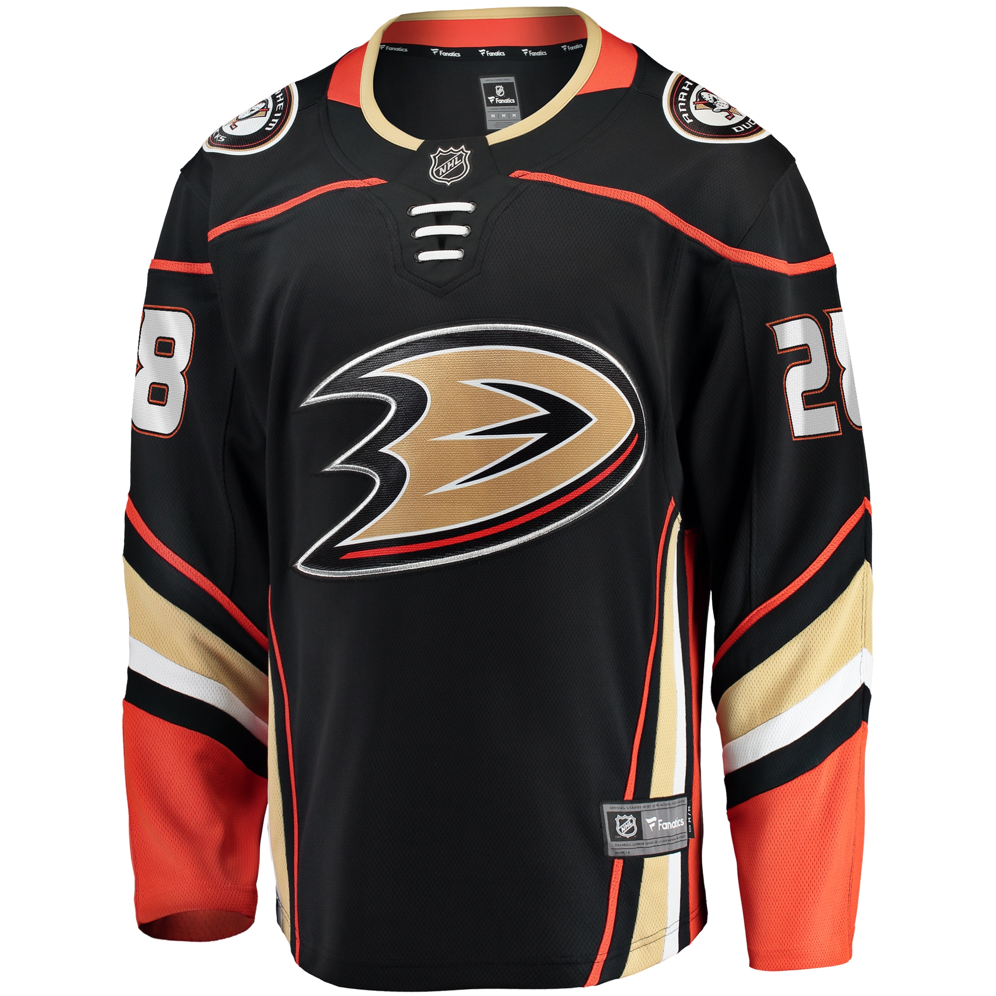 Anaheim Ducks Gustav Lindstrom Black Home Premier Breakaway Player NHL Jersey Men's