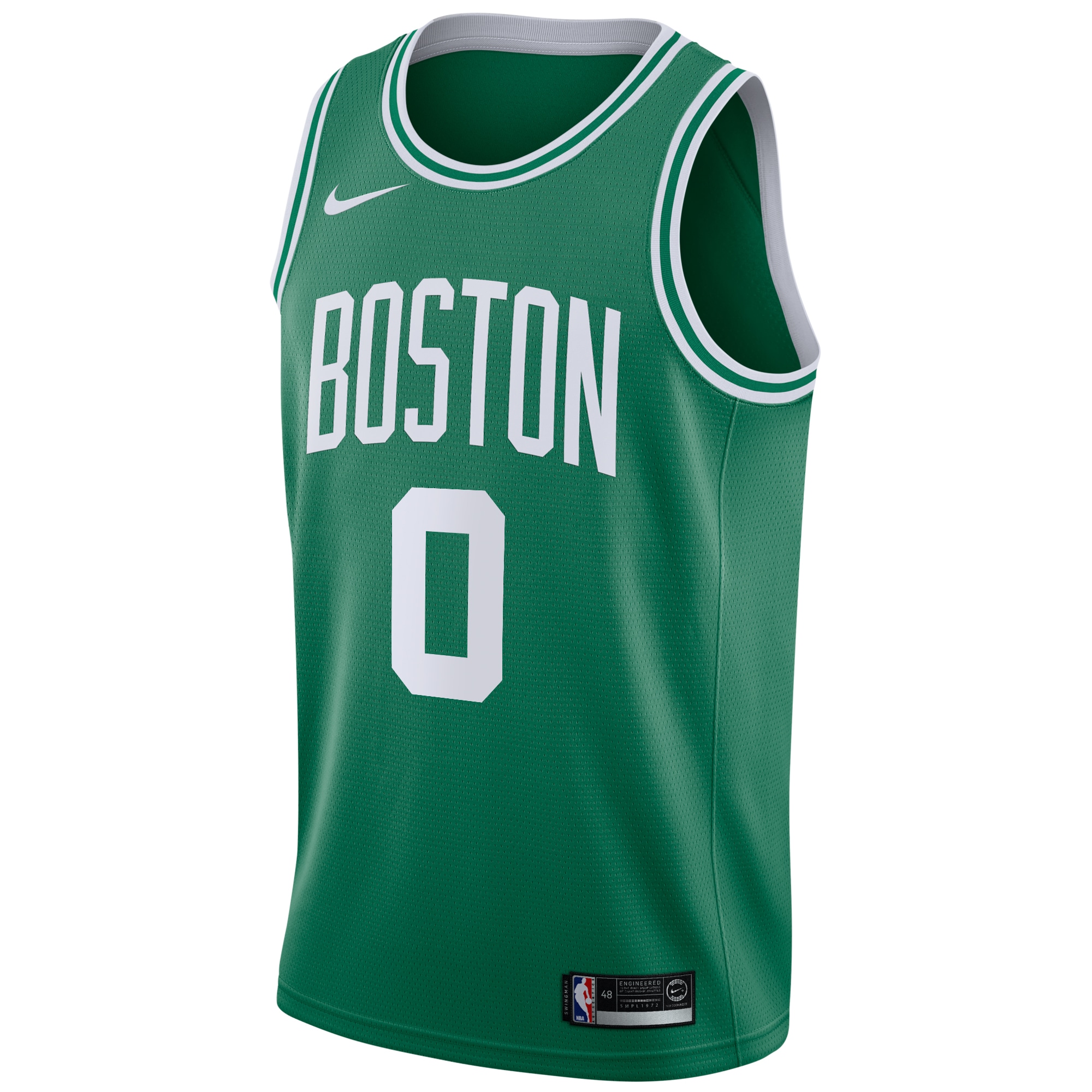 Boston Celtics Icon Edition Finals Patch 2024 Swingman Kelly Green Jayson Tatu NBA Jersey Youth