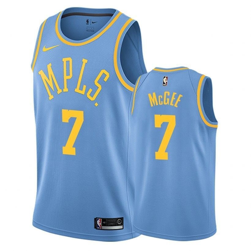 Los Angeles Lakers Javale Mcgee 7 Classic Blue NBA Jersey Men's