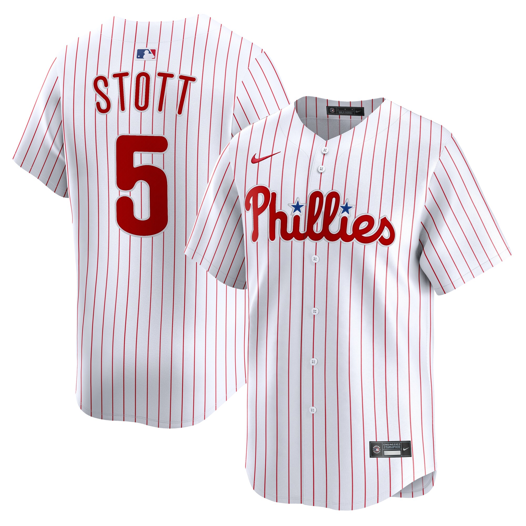 Philadelphia Phillies Bryson Stott White Home Limited Player MLB Jersey Men's