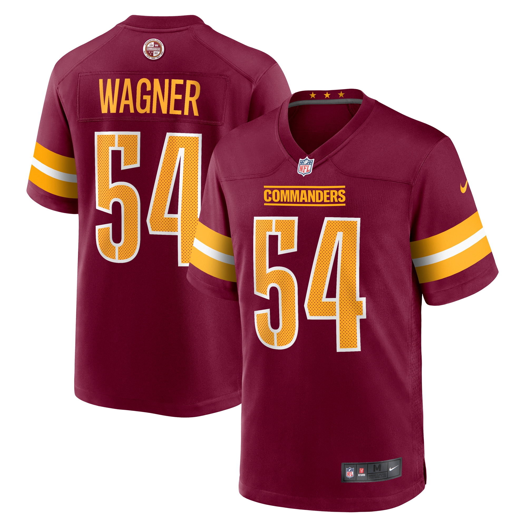 Washington Commanders Bobby Wagner Burgundy Game NFL Jersey Men's