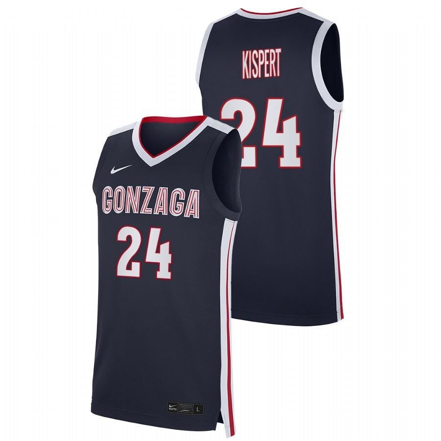 Gonzaga Bulldogs 2023 24 Navy Corey Kispert College NCAA Jersey Men's