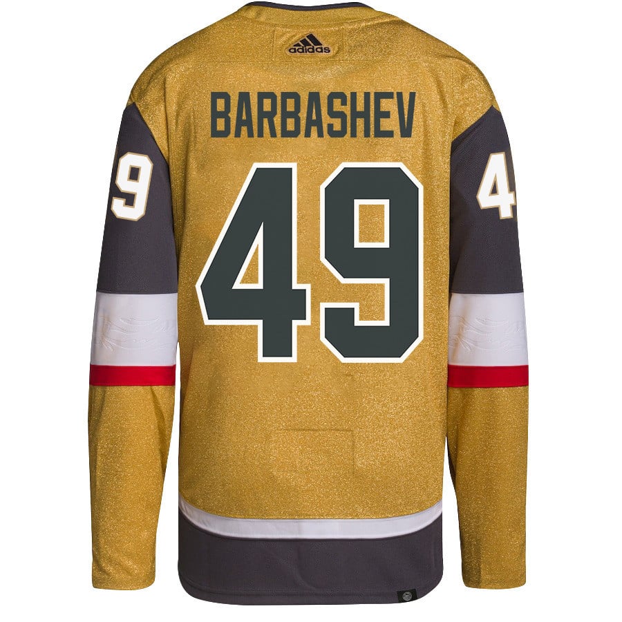 Ivan Barbashev 49 Vegas Golden Knights Stanley Cup 2023 Final Patch Home Breakaway Gold NHL Jersey Men's