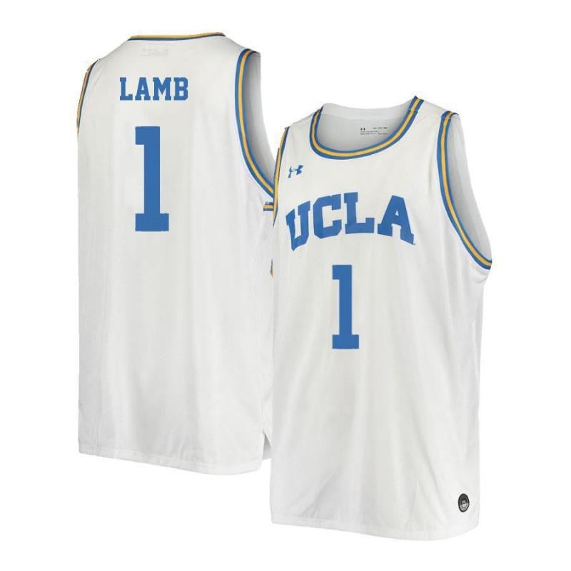 1 Tyler Lam White Retro Elite UCLA Bruins NCAA Jersey Men's