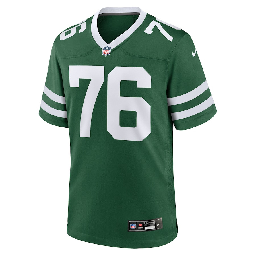 John Simpson 76 New York Jets Team Game Legacy Green NFL Jersey Men's