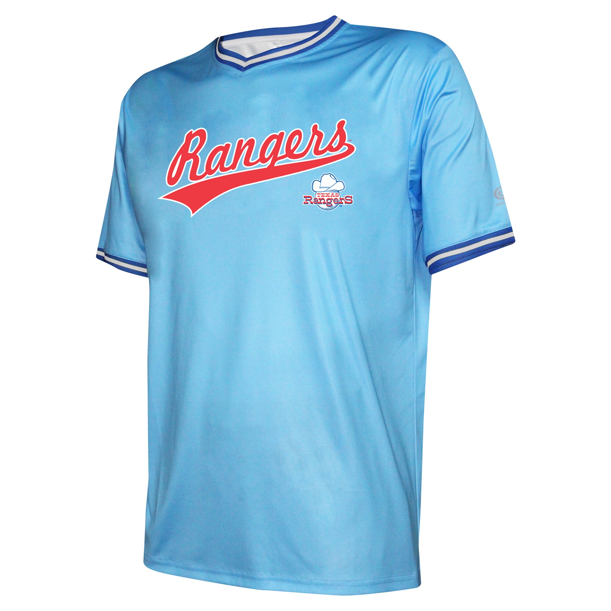 Texas Rangers Stitches Light Blue Cooperstown Collection Team MLB Jersey Men's