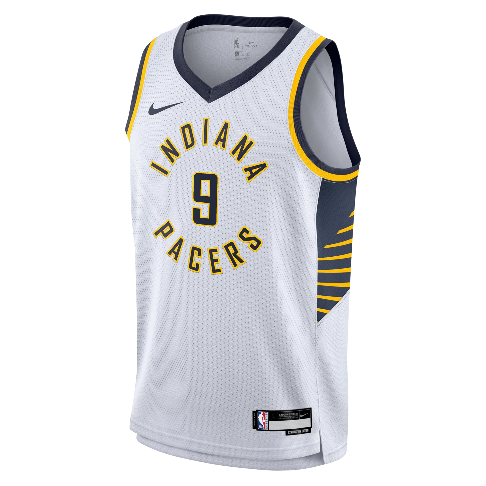 Indiana Pacers Association Edition Swingman White T.J. McConnel NBA Jersey Youth