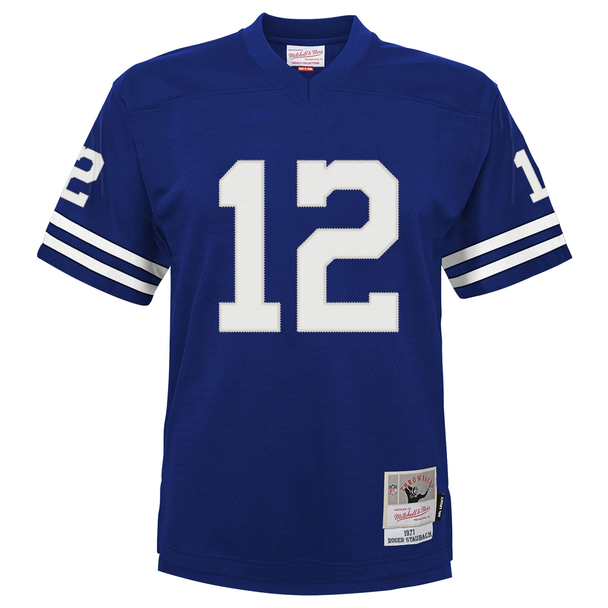 Preschool Dallas Cowboys Roger Staubach Mitchell Ness Navy 1971 Retired Player Legacy NFL Jersey Men's