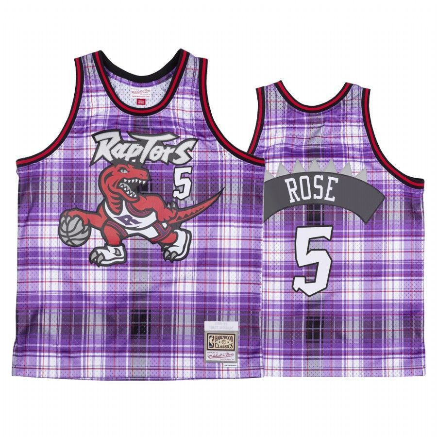 Toronto Raptors Jalen Rose 5 Private School NBA Jersey Men's
