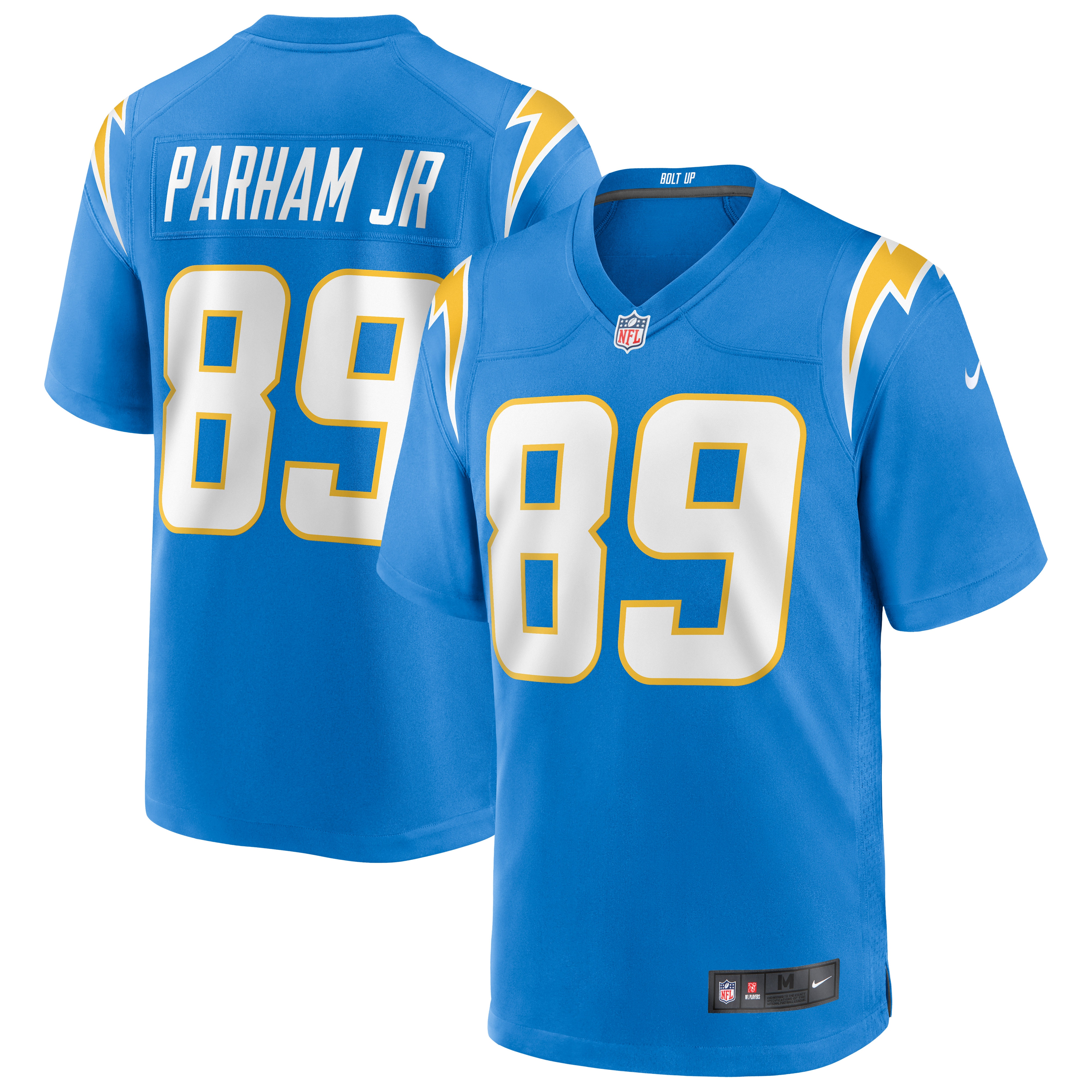 Los Angeles Chargers Donald Parham Jr. Powder Blue Game NFL Jersey Men's