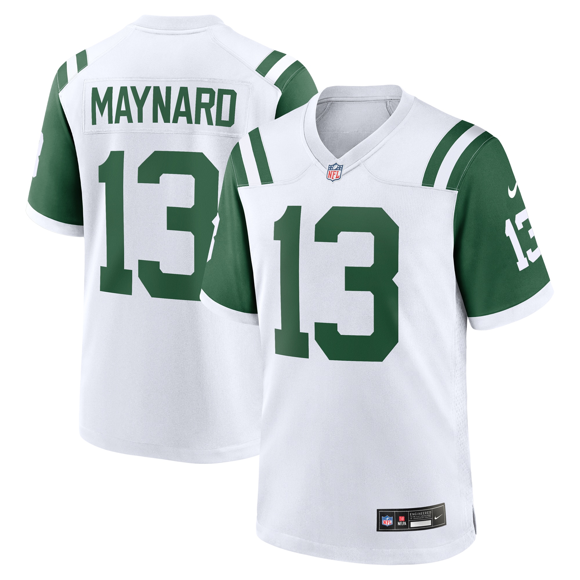 New York Jets Don Maynard White Classic Alternate Retired Player Game NFL Jersey Men's