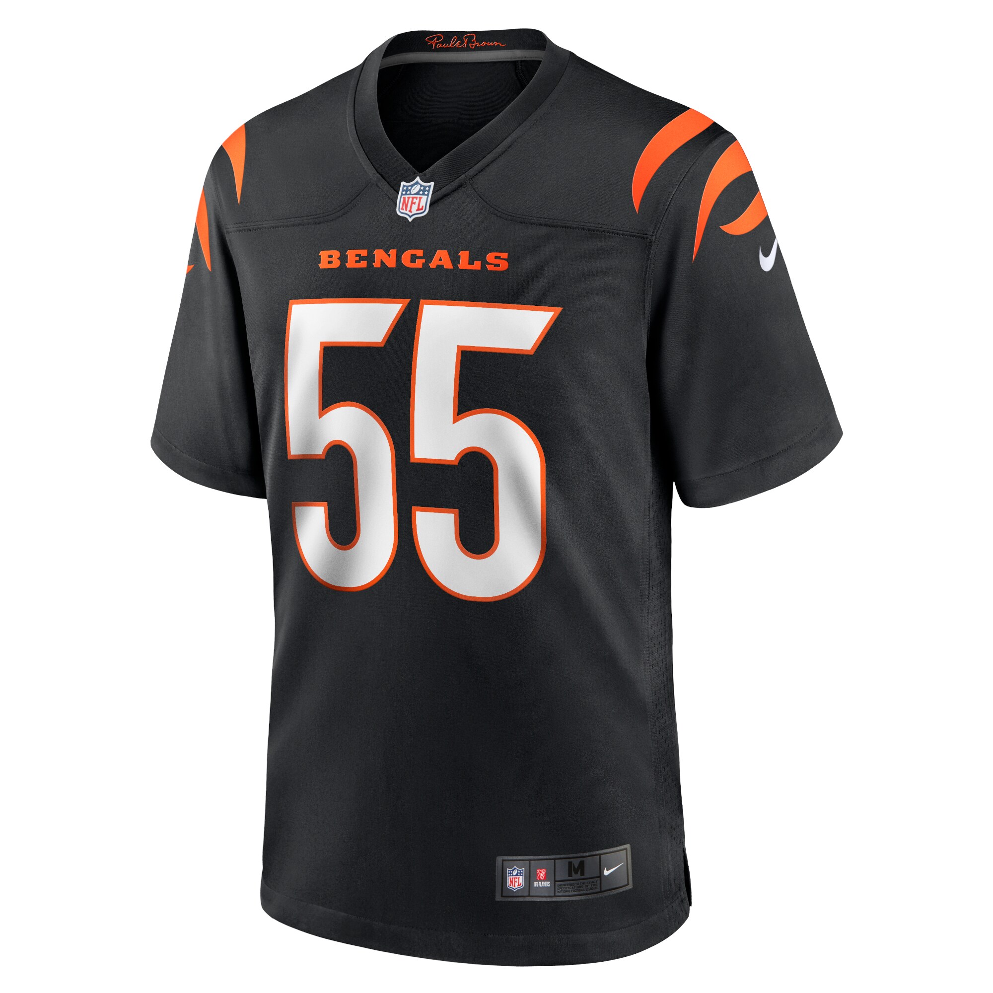 Cincinnati Bengals Logan Wilson Black Game NFL Jersey Men's