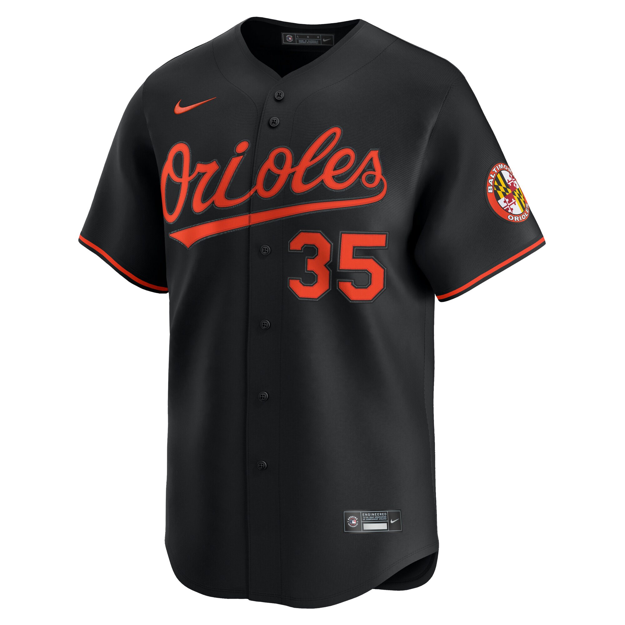 Baltimore Orioles Adley Rutschman Black Alternate Limited Player MLB Jersey Men's