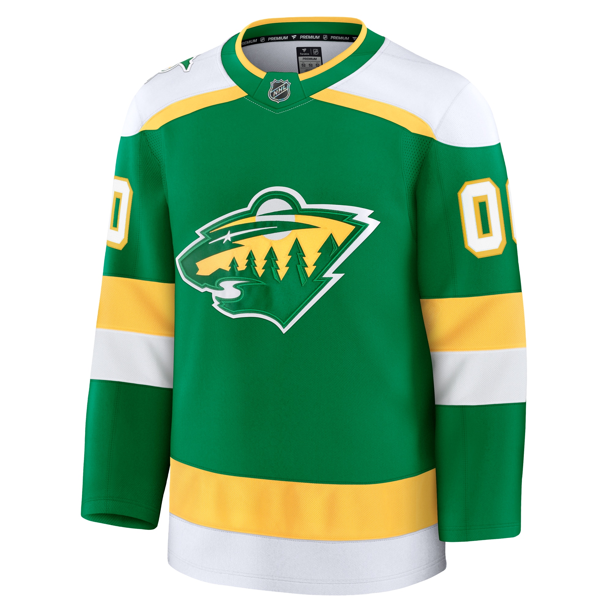 Minnesota Wild Green Alternate Premium Custom NHL Jersey Men's