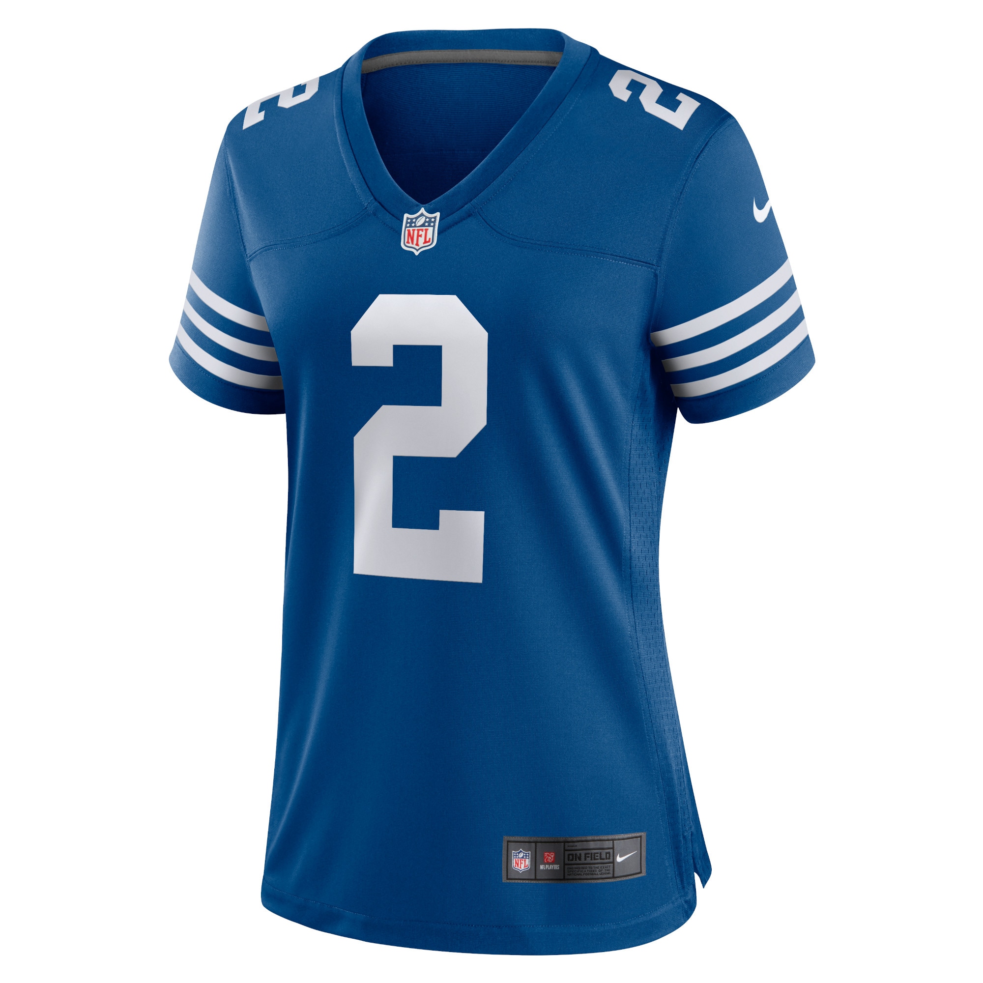 Indianapolis Colts Carson Wentz Royal Alternate Game NFL Jersey Women's