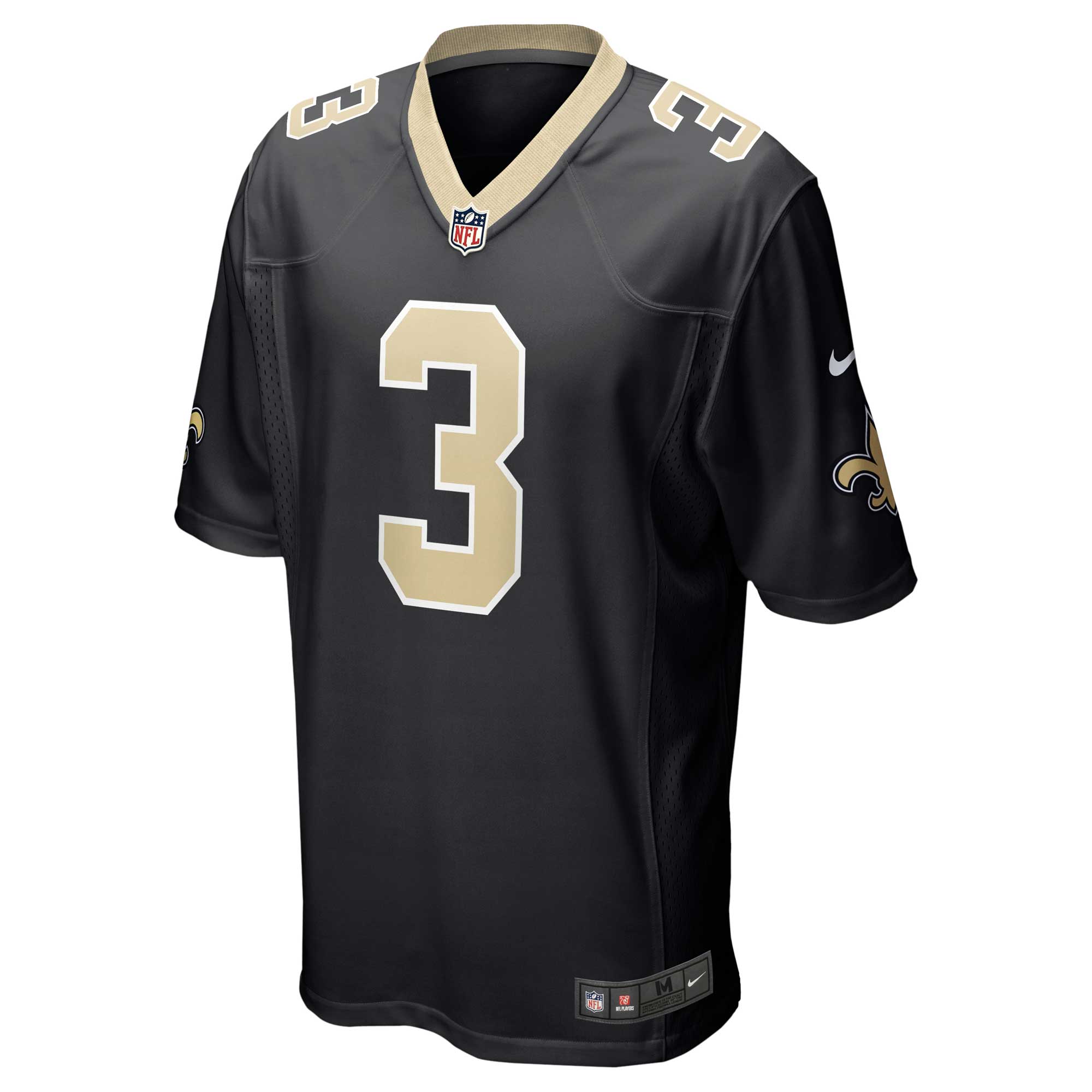 New Orleans Saints Wil Lutz Black Game NFL Jersey Men's
