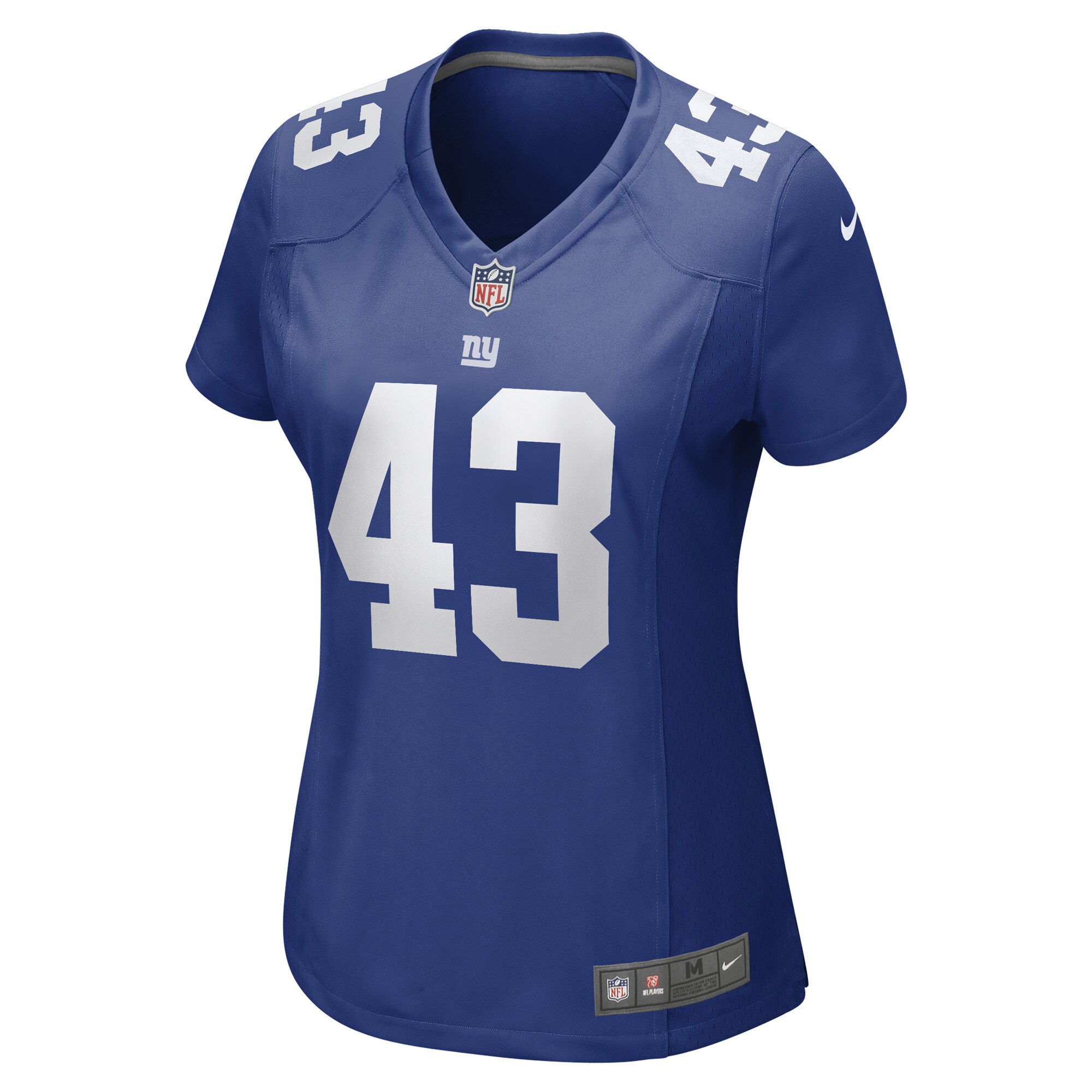 New York Giants Darrian Beavers Royal Game Player NFL Jersey Women's
